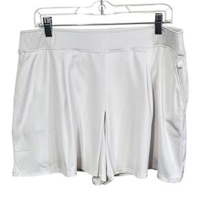 Renwick White Wide Leg Short Skort Women's Size Large